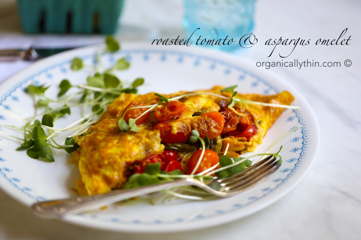 Roasted Veggies Omelet